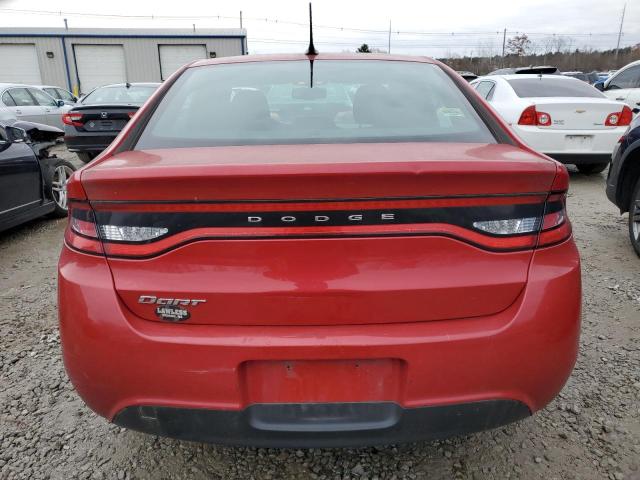 1C3CDFAA8DD175322 - 2013 DODGE DART SE RED photo 6