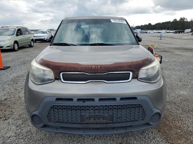 KNDJN2A22E7090171 - 2014 KIA SOUL GRAY photo 5