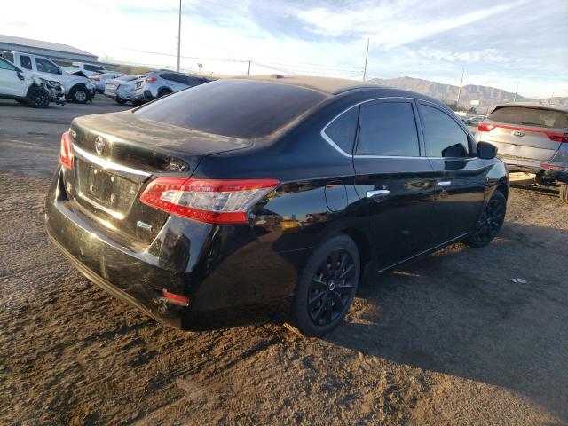 3N1AB7AP8EY329855 - 2014 NISSAN SENTRA S BLACK photo 3