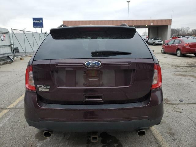 2FMDK3GC5BBA05317 - 2011 FORD EDGE SE MAROON photo 6