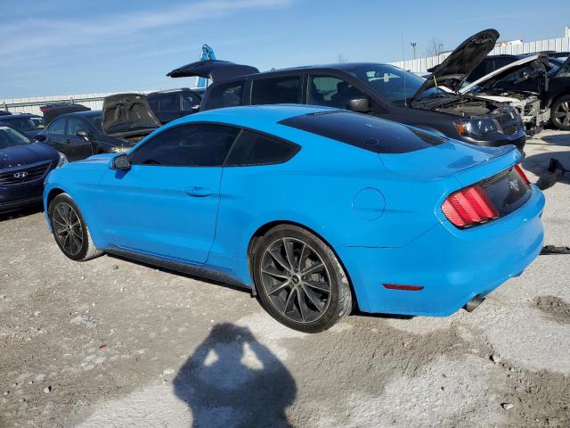 1FA6P8TH4H5286607 - 2017 FORD MUSTANG BLUE photo 2