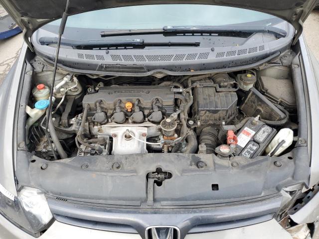 2HGFG12988H530197 - 2008 HONDA CIVIC EXL GRAY photo 11