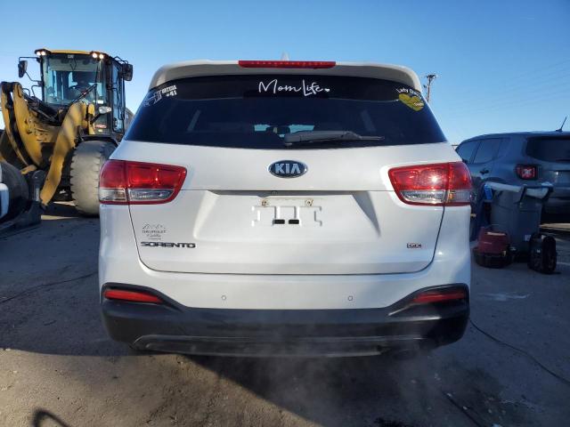 5XYPGDA34GG058742 - 2016 KIA SORENTO LX WHITE photo 6