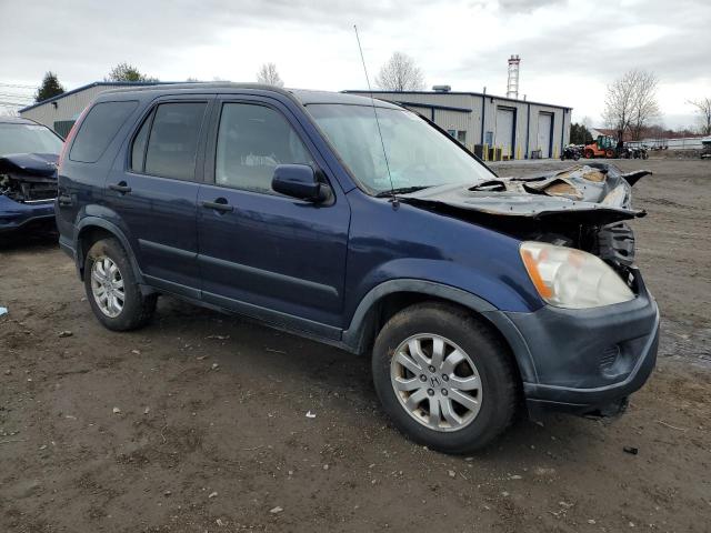 JHLRD78826C011025 - 2006 HONDA CR-V EX BLUE photo 4