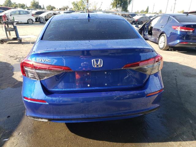 2HGFE2F28PH542468 - 2023 HONDA CIVIC LX BLUE photo 6