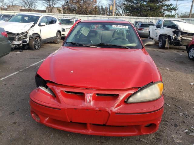 1G2NW52E43C292446 - 2003 PONTIAC GRANDAM GT RED photo 5