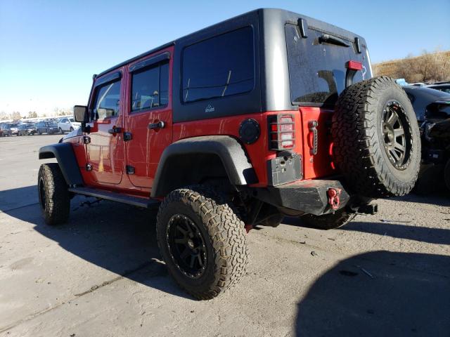 1C4BJWDG9FL731694 - 2015 JEEP WRANGLER SPORT RED photo 2