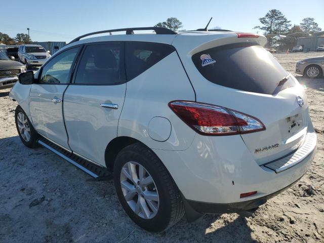 JN8AZ1MU6EW417449 - 2014 NISSAN MURANO S WHITE photo 2