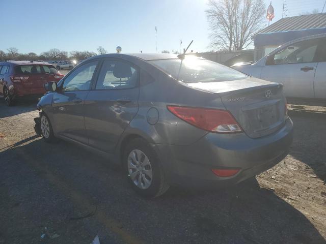 KMHCT4AE2GU013725 - 2016 HYUNDAI ACCENT SE SILVER photo 2