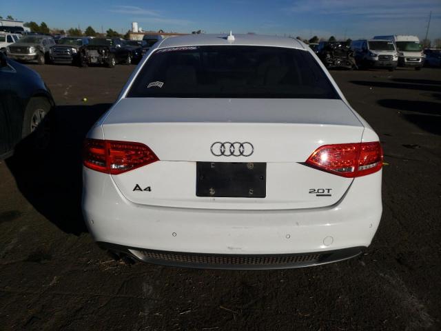 WAUKFAFL3CN017121 - 2012 AUDI A4 PRESTIGE WHITE photo 6