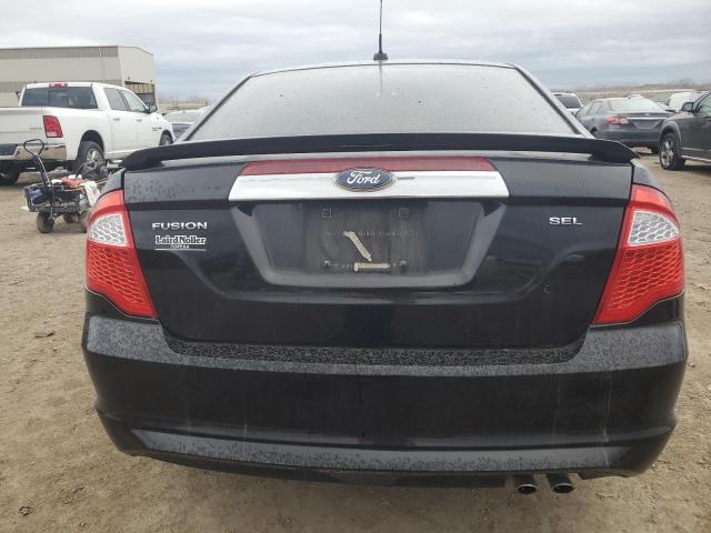 3FAHP0JA1CR192769 - 2012 FORD FUSION SEL BLACK photo 6