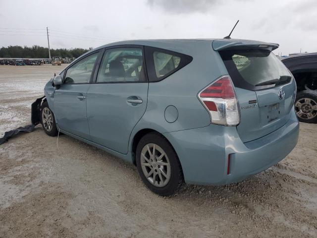 JTDZN3EU9GJ048560 - 2016 TOYOTA PRIUS V BLUE photo 2