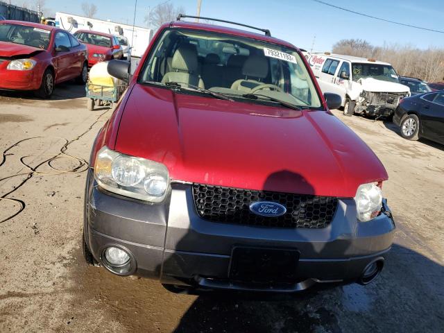 1FMYU03125KD63130 - 2005 FORD ESCAPE XLT MAROON photo 5