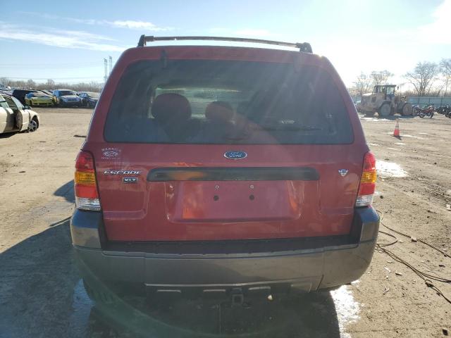 1FMYU03125KD63130 - 2005 FORD ESCAPE XLT MAROON photo 6