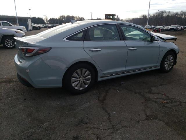 KMHE24L18GA019259 - 2016 HYUNDAI SONATA HYBRID GRAY photo 3