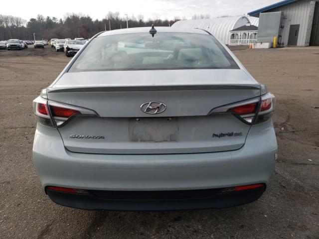 KMHE24L18GA019259 - 2016 HYUNDAI SONATA HYBRID GRAY photo 6