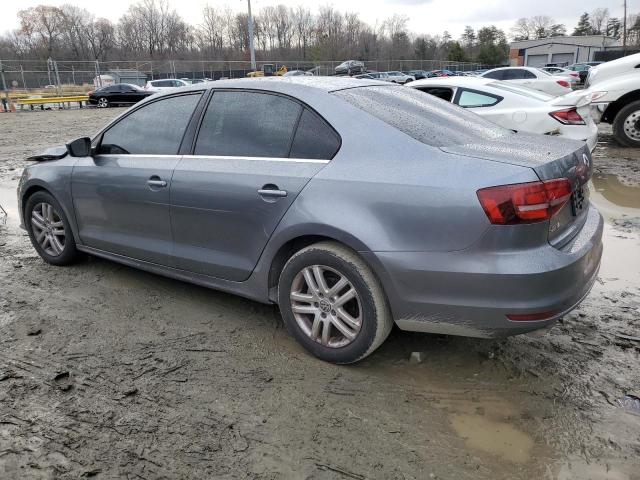 3VW2B7AJ5HM317944 - 2017 VOLKSWAGEN JETTA S GRAY photo 2