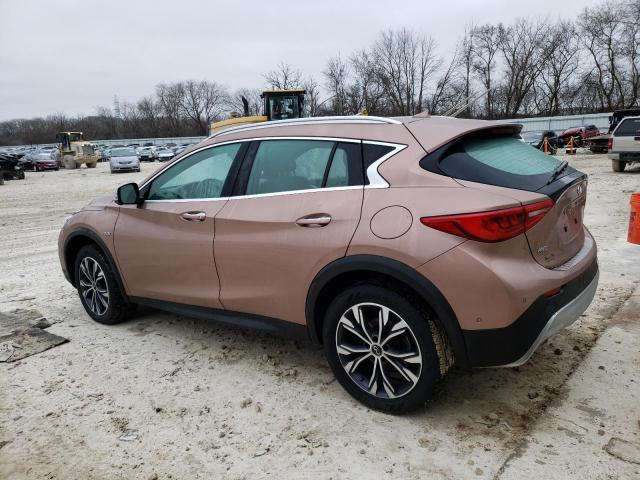 SJKCH5CR4HA025399 - 2017 INFINITI QX30 BASE PINK photo 2