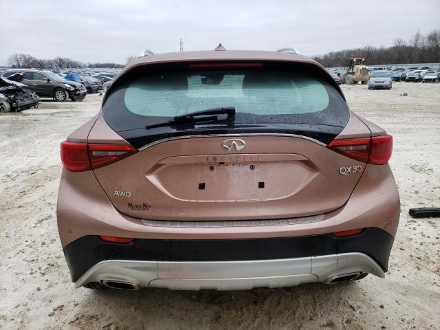 SJKCH5CR4HA025399 - 2017 INFINITI QX30 BASE PINK photo 6