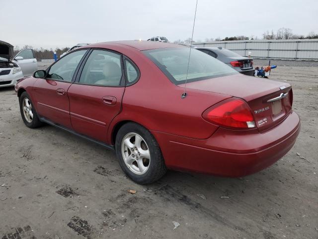 1FAFP55UX2A152384 - 2002 FORD TAURUS SES MAROON photo 2