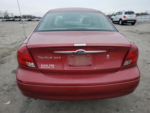 1FAFP55UX2A152384 - 2002 FORD TAURUS SES MAROON photo 6