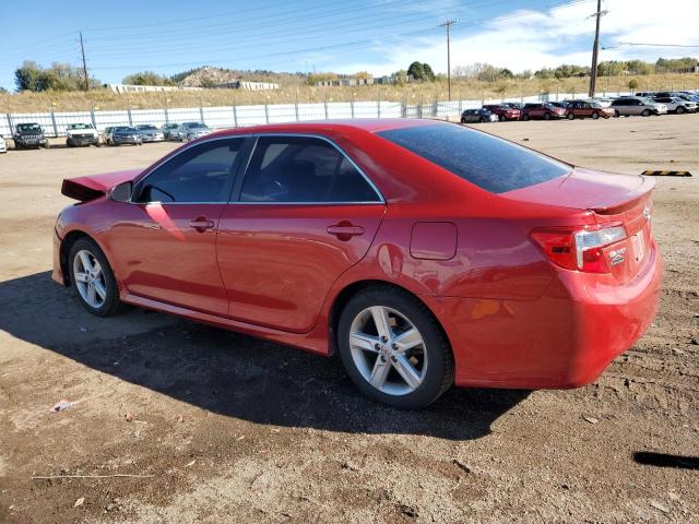 4T1BF1FK0DU713593 - 2013 TOYOTA CAMRY L RED photo 2