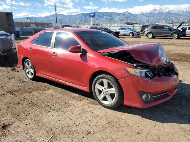 4T1BF1FK0DU713593 - 2013 TOYOTA CAMRY L RED photo 4