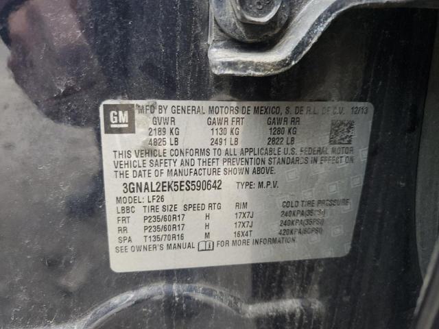 3GNAL2EK5ES590642 - 2014 CHEVROLET CAPTIVA LS 蓝色 照片 14