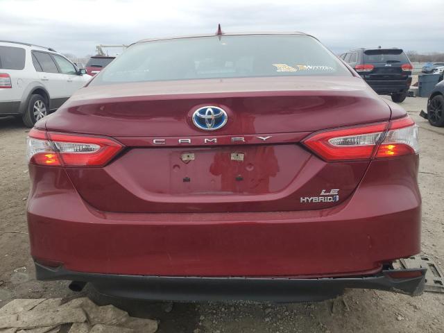 4T1C31AK6LU545607 - 2020 TOYOTA CAMRY LE RED photo 6