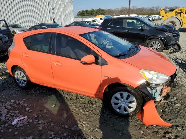 JTDKDTB38C1001806 - 2012 TOYOTA PRIUS C ORANGE photo 4