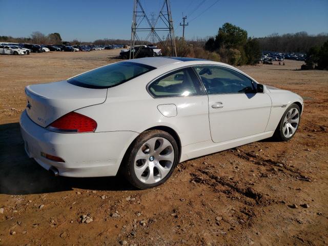 WBAEH135X7CR53526 - 2007 BMW 650 I WHITE photo 3