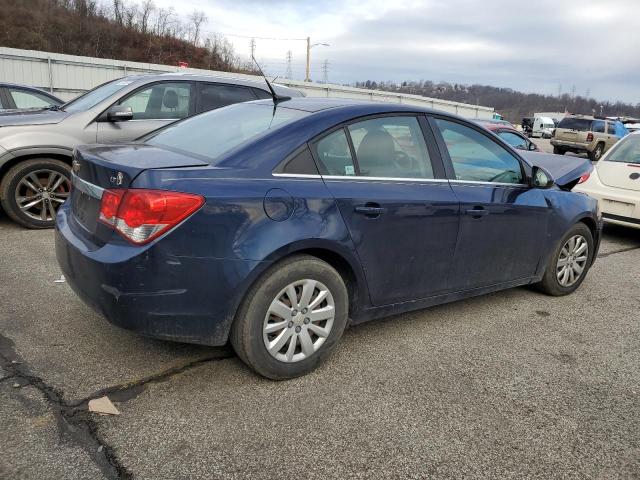 1G1PF5S92B7215694 - 2011 CHEVROLET CRUZE LT BLUE photo 3