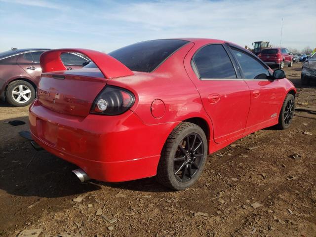 1B3ES66S75D221043 - 2005 DODGE NEON SRT-4 RED photo 3