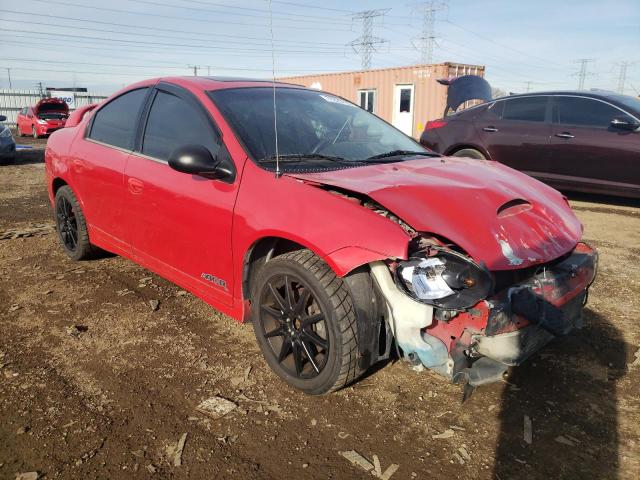 1B3ES66S75D221043 - 2005 DODGE NEON SRT-4 RED photo 4