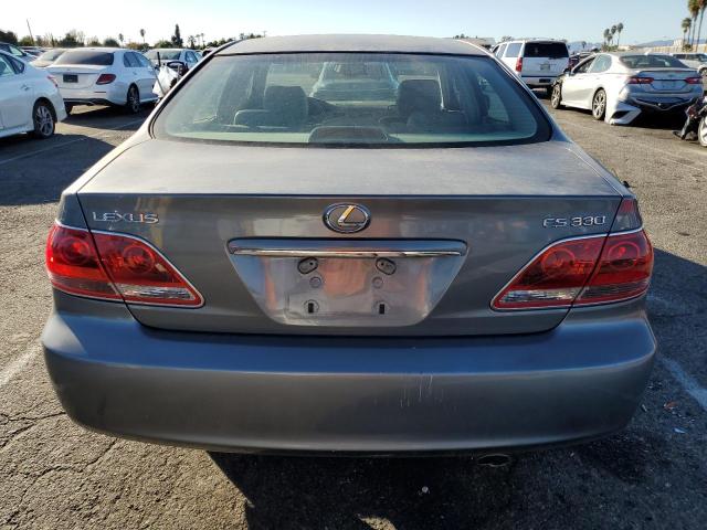 JTHBA30G765160259 - 2006 LEXUS ES 330 GRAY photo 6