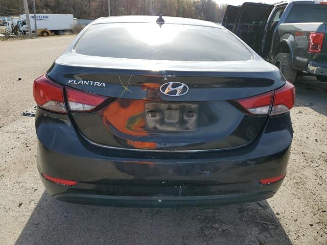 KMHDH4AE4GU639993 - 2016 HYUNDAI ELANTRA SE BLACK photo 6