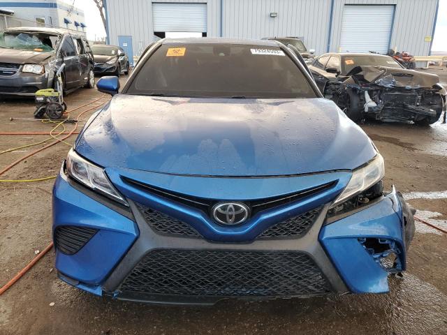 4T1B11HK1KU243647 - 2019 TOYOTA CAMRY L BLUE photo 5