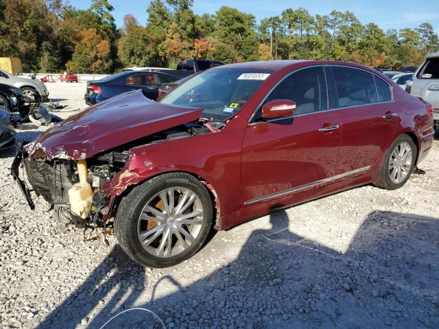 KMHGC4DF0CU179533 - 2012 HYUNDAI GENESIS 4.6L BURGUNDY photo 1