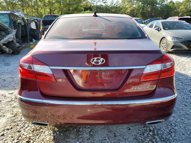 KMHGC4DF0CU179533 - 2012 HYUNDAI GENESIS 4.6L BURGUNDY photo 6