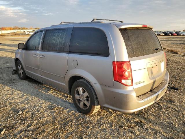 2C4RDGCG9DR582544 - 2013 DODGE GRAND CARA SXT SILVER photo 2