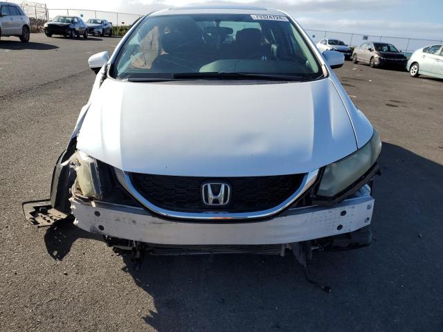 19XFB2F95EE082330 - 2014 HONDA CIVIC EXL WHITE photo 5