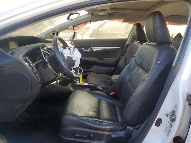 19XFB2F95EE082330 - 2014 HONDA CIVIC EXL WHITE photo 7