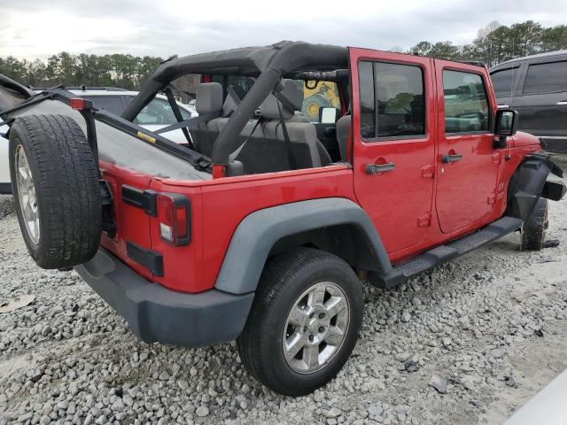 1J4GA391X9L765070 - 2009 JEEP WRANGLER U X RED photo 3