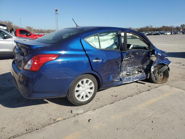 3N1CN7AP4KL854291 - 2019 NISSAN VERSA S BLUE photo 3