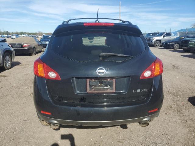 JN8AZ18W09W131968 - 2009 NISSAN MURANO S BLACK photo 6