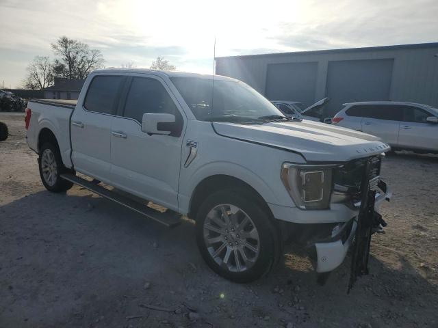 1FTFW1E81MFA45688 - 2021 FORD F150 SUPERCREW WHITE photo 4