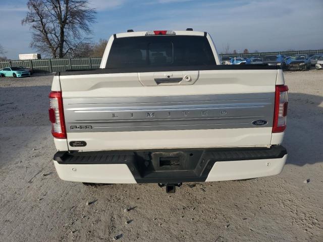 1FTFW1E81MFA45688 - 2021 FORD F150 SUPERCREW WHITE photo 6