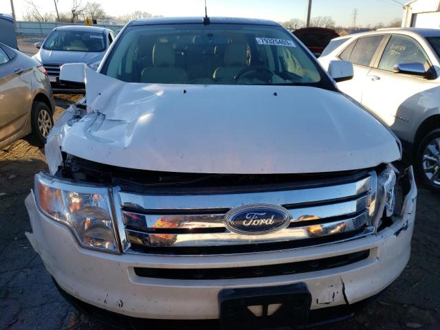 2FMDK4KC1ABB05023 - 2010 FORD EDGE LIMITED WHITE photo 5