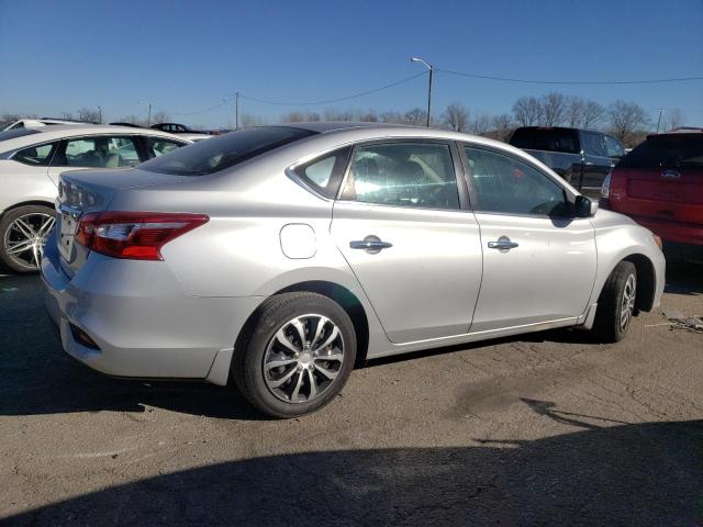 3N1AB7AP3HY205108 - 2017 NISSAN SENTRA S SILVER photo 3