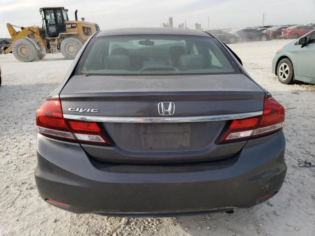 19XFB2F53FE058705 - 2015 HONDA CIVIC LX GRAY photo 6